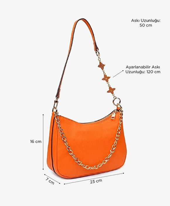 Kadın Turuncu Omuz Çantası