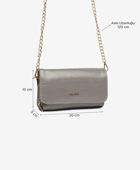 Kadın Gri Omuz Çantası