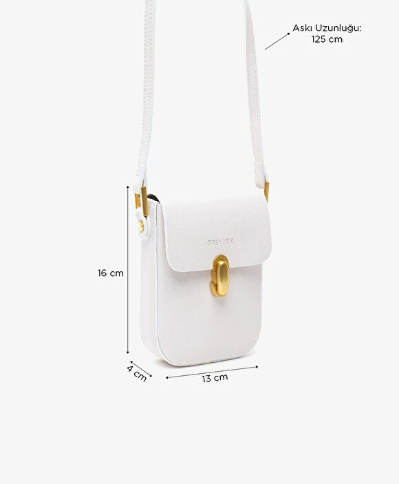 Kadın Beyaz Çapraz Çanta