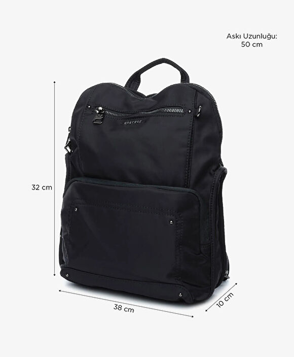 Kadın Siyah Sırt Çantası