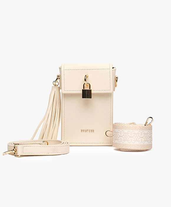 Kadın Ekru Çapraz Çanta