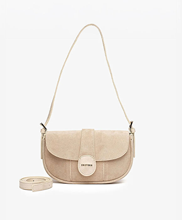 Kadın Koyu Bej Omuz Çantası