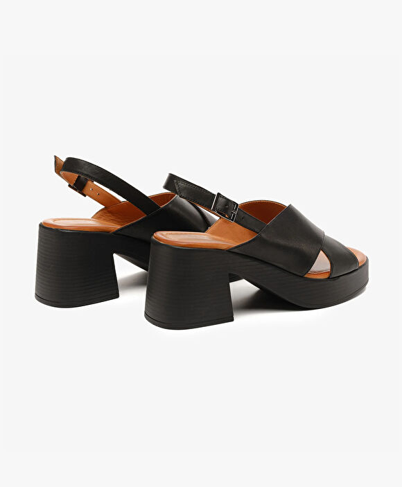 Kadın Siyah Hakiki Deri Sandalet 5Y2CS59237