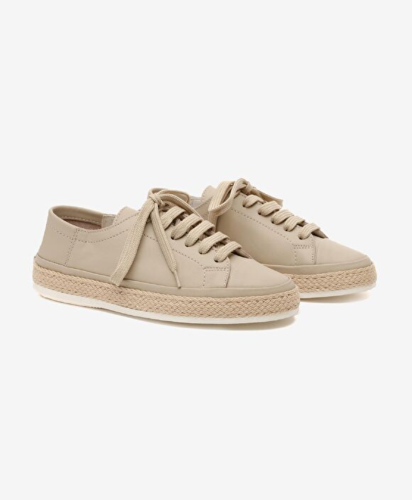 Kadın Vizon Hakiki Deri Sneaker Ayakkabı