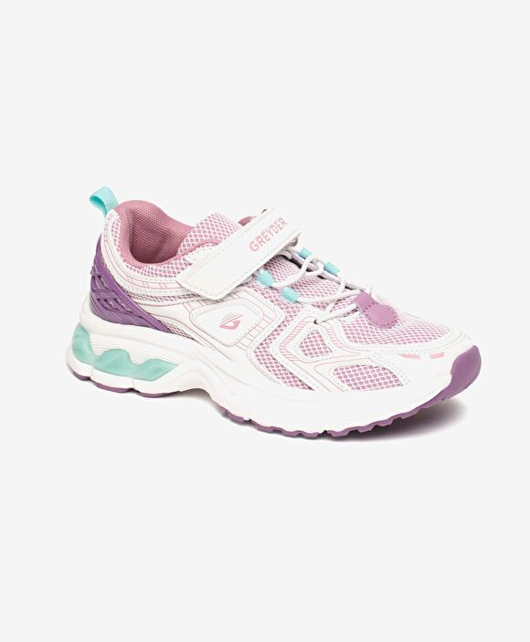 Kız Çocuk Beyaz Mor Spor Ayakkabı