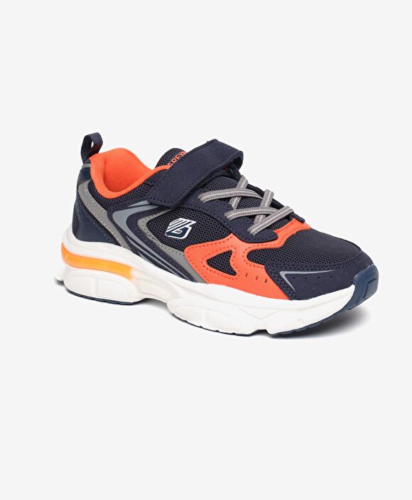 Erkek Çocuk Lacivert Turuncu Spor Ayakkabı