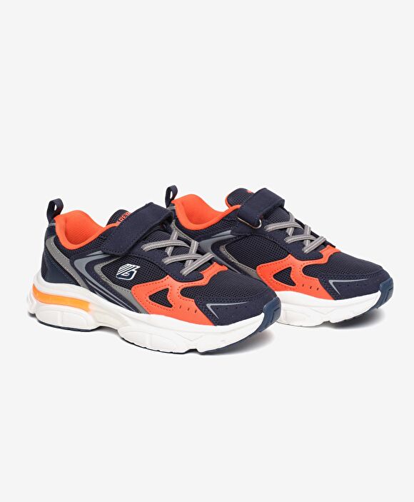 Erkek Çocuk Lacivert Turuncu Spor Ayakkabı
