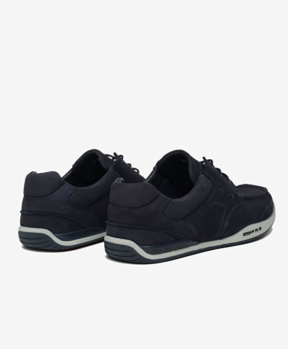 Erkek Lacivert Hakiki Deri Marine Ayakkabı