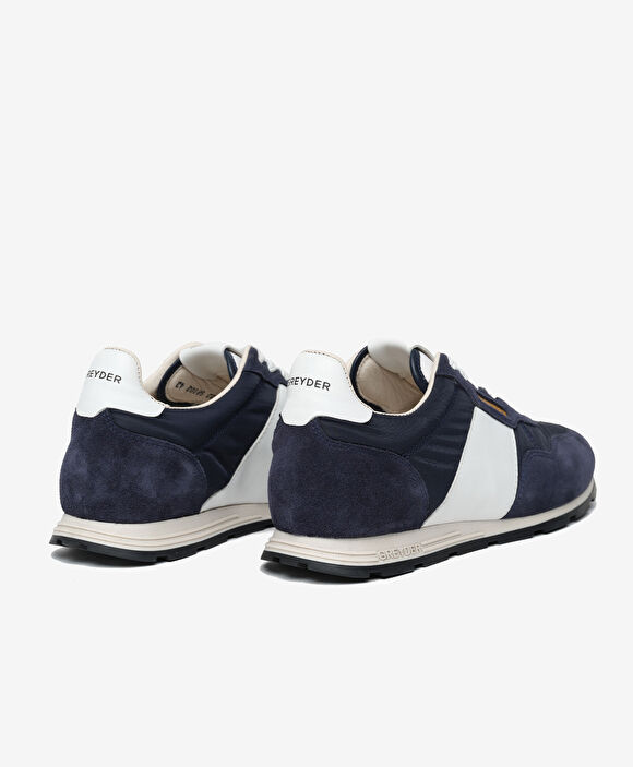 Erkek Lacivert Hakiki Deri Günlük Spor Ayakkabı