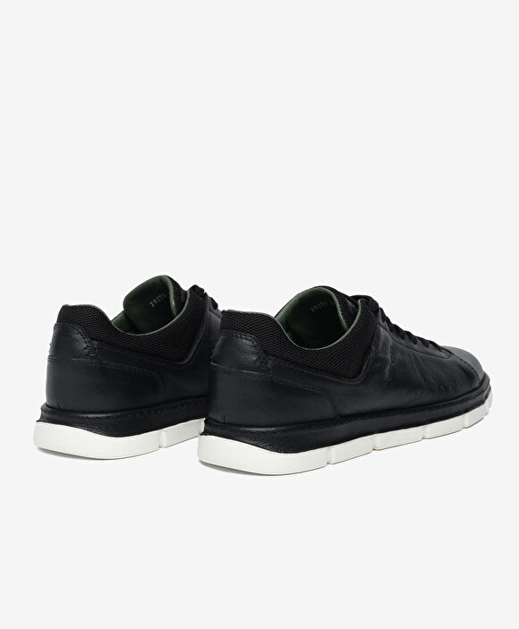 Erkek Siyah Hakiki Deri Casual Ayakkabı