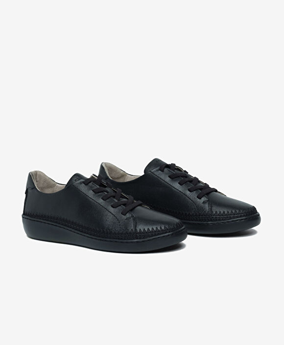 Kadın Siyah Hakiki Deri Casual Ayakkabı