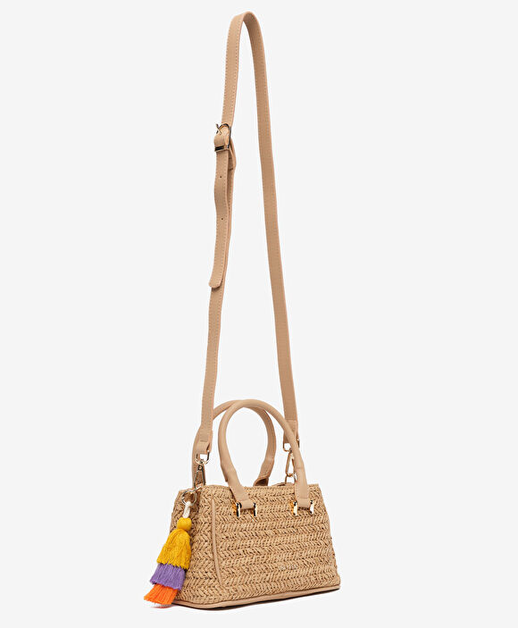 Kadın Deve Tüyü Çapraz Çanta