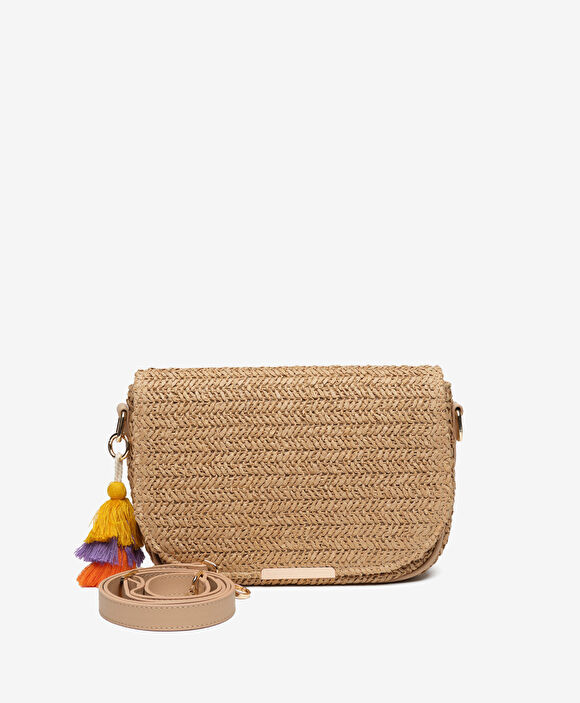 Kadın Deve Tüyü Çapraz Çanta