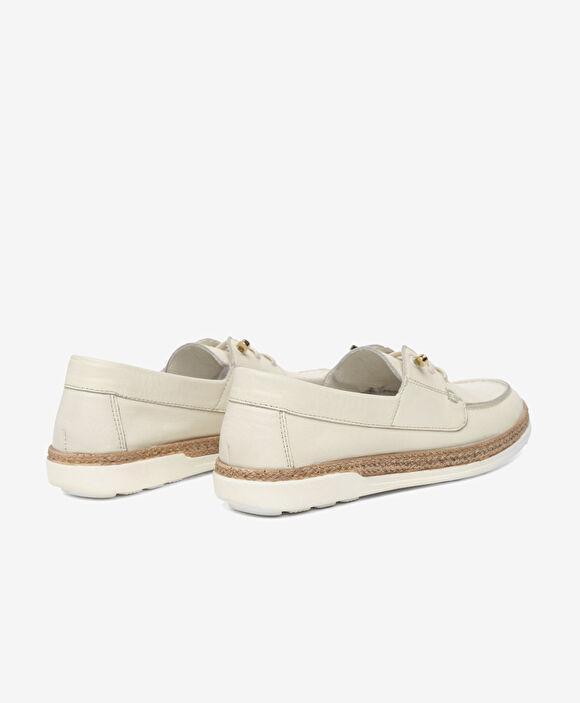 Kadın Beyaz Hakiki Deri Casual Ayakkabı