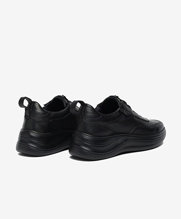 Kadın Siyah Hakiki Deri Casual Ayakkabı