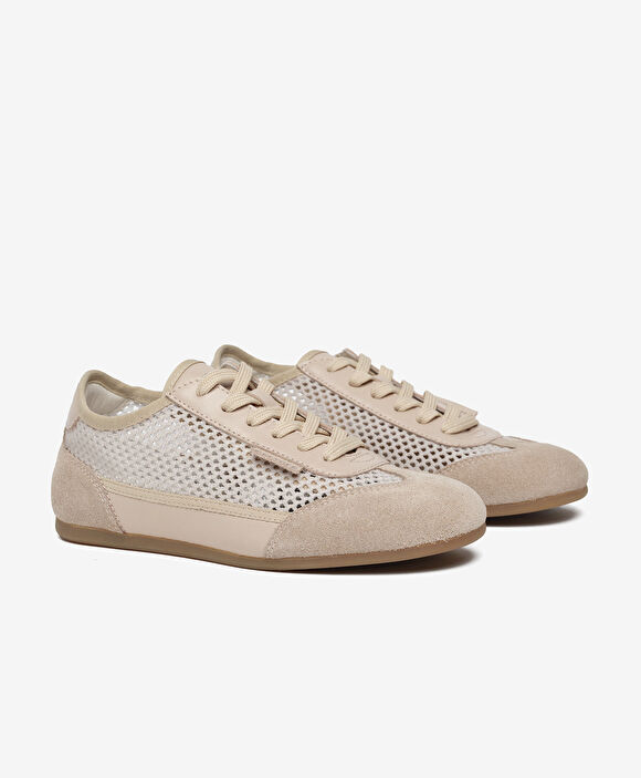 Kadın Vizon Hakiki Deri Sneaker Ayakkabı