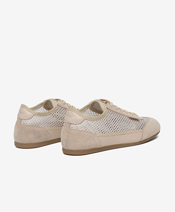 Kadın Vizon Hakiki Deri Sneaker Ayakkabı