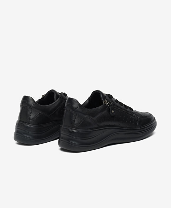 Kadın Siyah Hakiki Deri Casual Ayakkabı