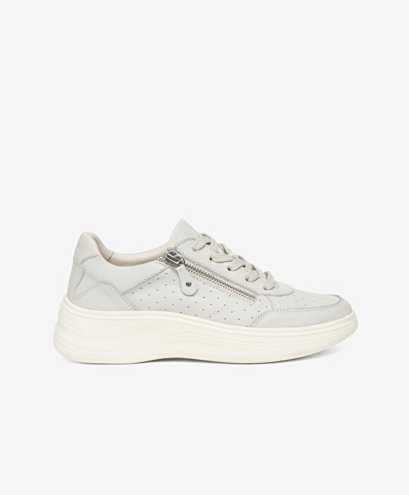 Kadın Beyaz Hakiki Deri Casual Ayakkabı