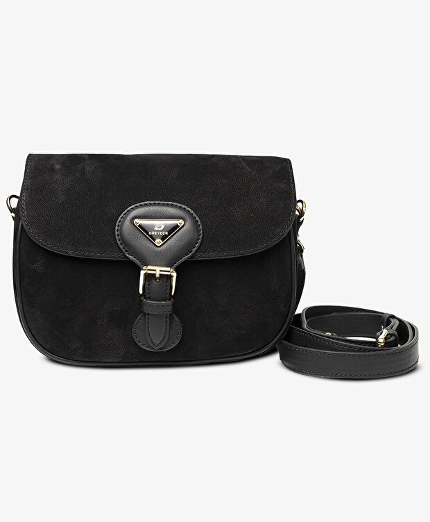 Kadın Siyah Tek Bölmeli Omuz Çantası - 1