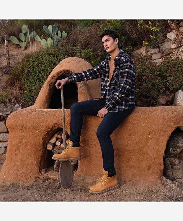 Sarı Günlük Hakiki Deri Bot - 2