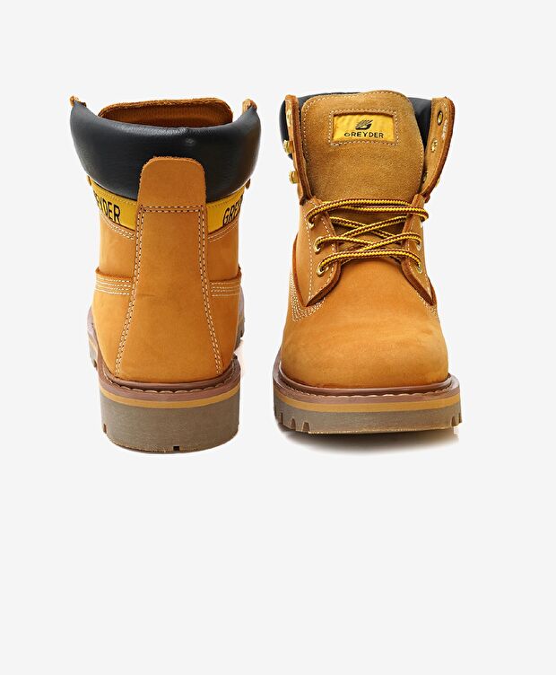 Sarı Günlük Hakiki Deri Bot - 6