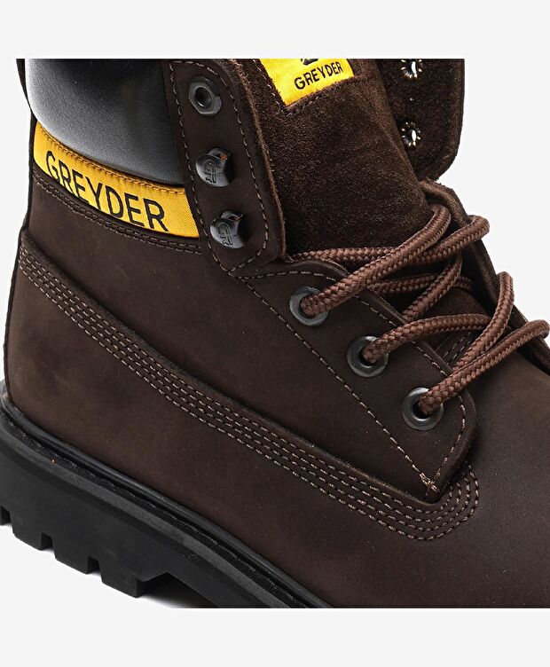 Erkek Kahverengi Hakiki Deri Günlük Bot - 4