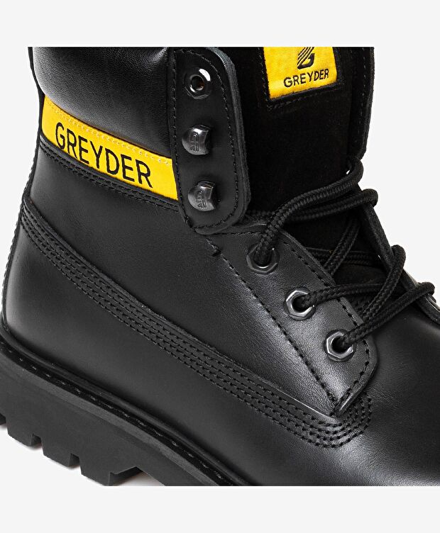 Erkek Siyah Hakiki Deri Günlük Bot - 4