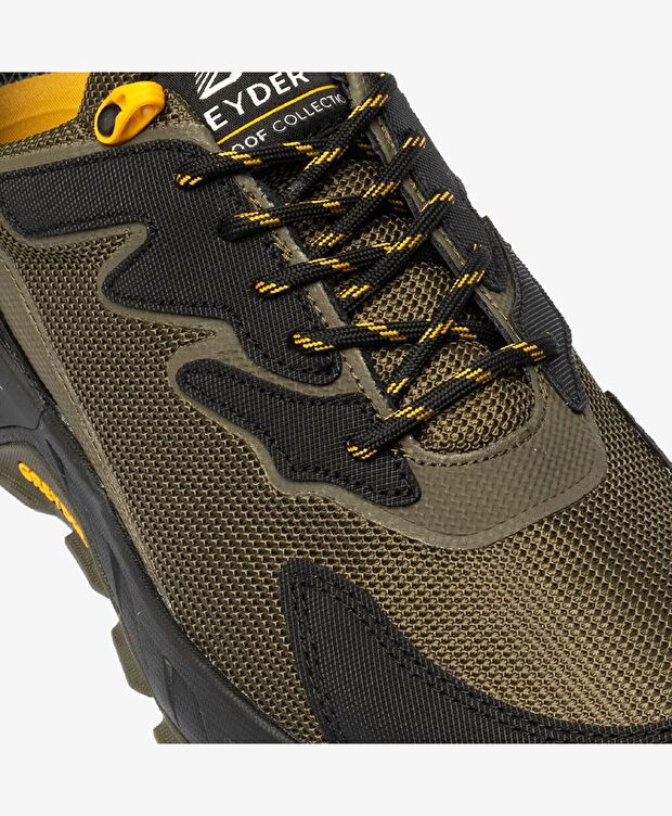 Erkek Siyah Haki Su Geçirmez Outdoor Ayakkabı - 4