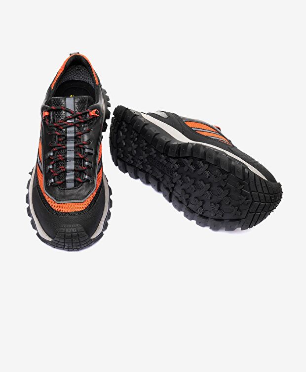 Siyah Kırmızı Su Geçirmez Outdoor Ayakkabı - 6