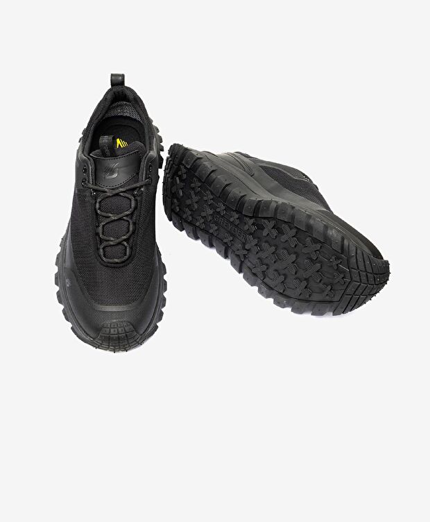 Erkek Siyah Hakiki Deri Su Geçirmez Ayakkabı - 6