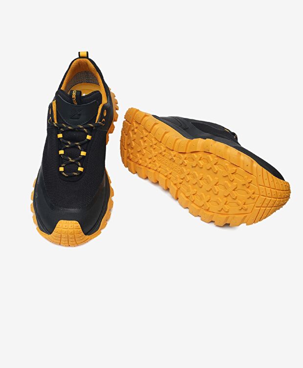 Siyah Sarı Su Geçirmez Ayakkabı - 6