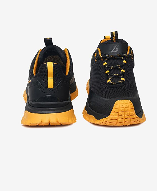 Siyah Sarı Su Geçirmez Ayakkabı - 7