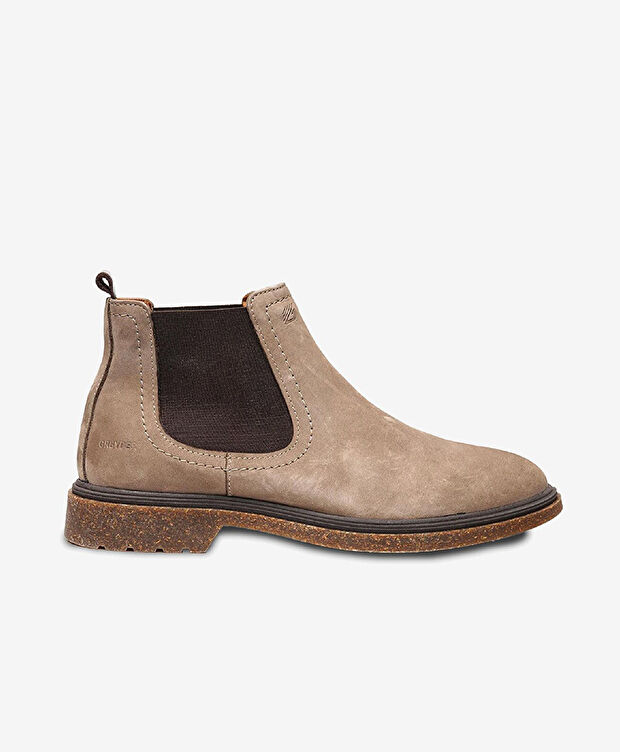 Erkek Vizon Hakiki Deri Chelsea Bot - 1