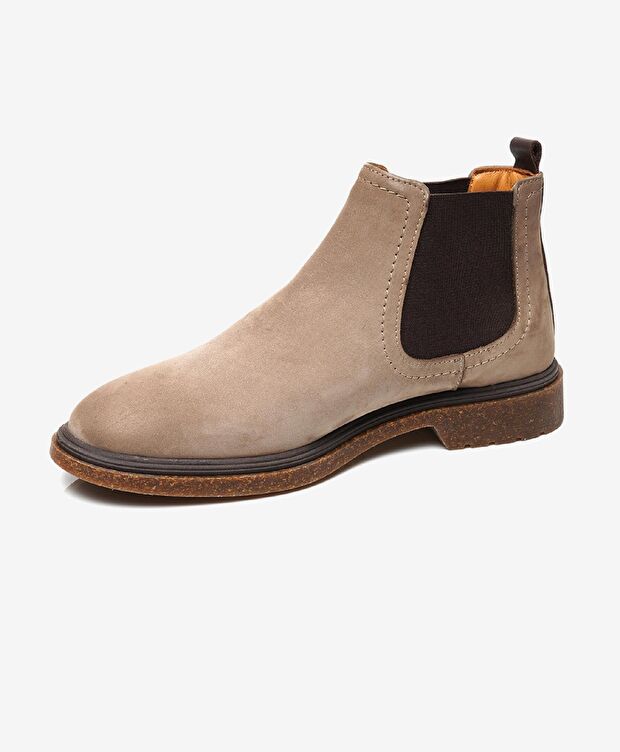 Erkek Vizon Hakiki Deri Chelsea Bot - 2