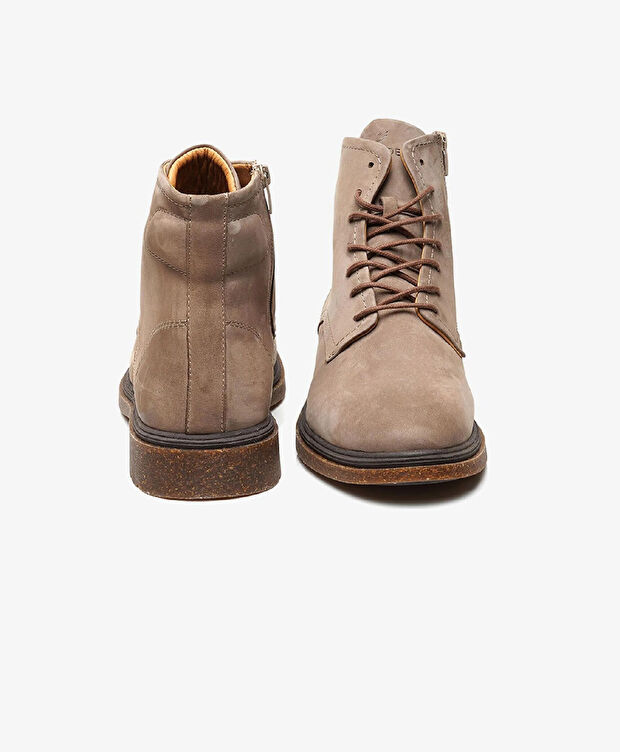 Erkek Vizon Hakiki Deri Klasik Bot - 5