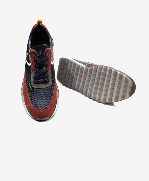 Erkek Bordo Hakiki Deri Spor Ayakkabı - 5