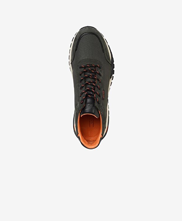 Erkek Haki Hakiki Deri Spor Ayakkabı - 4