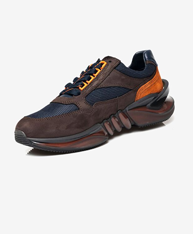 Erkek Kahverengi Hakiki Deri Spor Ayakkabı - 2