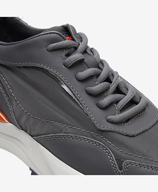 Erkek Füme Hakiki Deri Spor Ayakkabı - 4