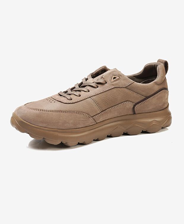 Erkek Vizon Hakiki Deri Casual Ayakkabı - 3