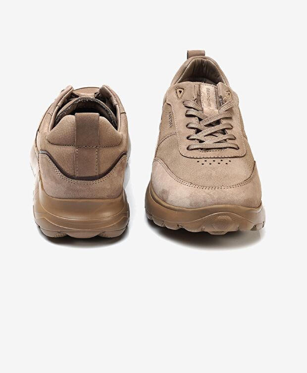 Erkek Vizon Hakiki Deri Casual Ayakkabı - 7