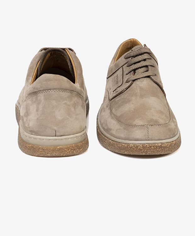 Erkek Vizon Hakiki Deri Comfort Ayakkabı - 6