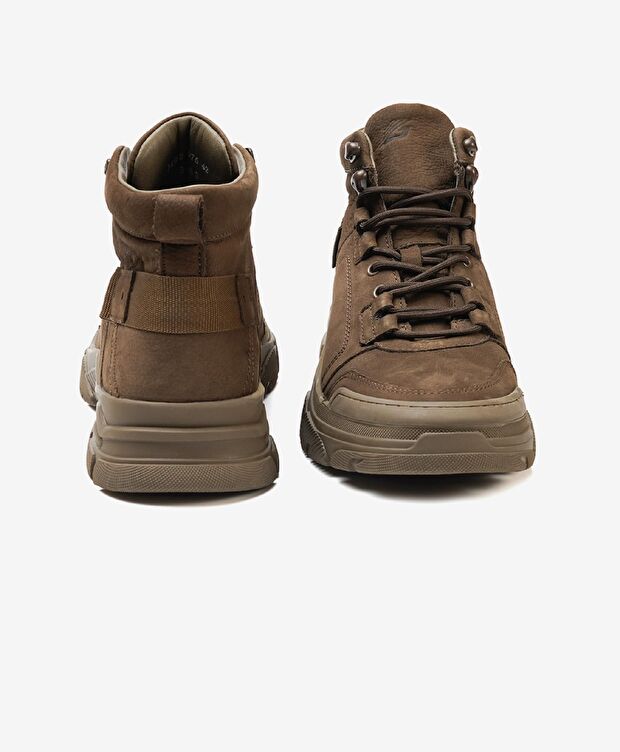 Erkek Duman Hakiki Deri Casual Bot - 6