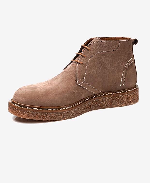 Erkek Vizon Hakiki Deri Termo Taban Klasik Bot - 2