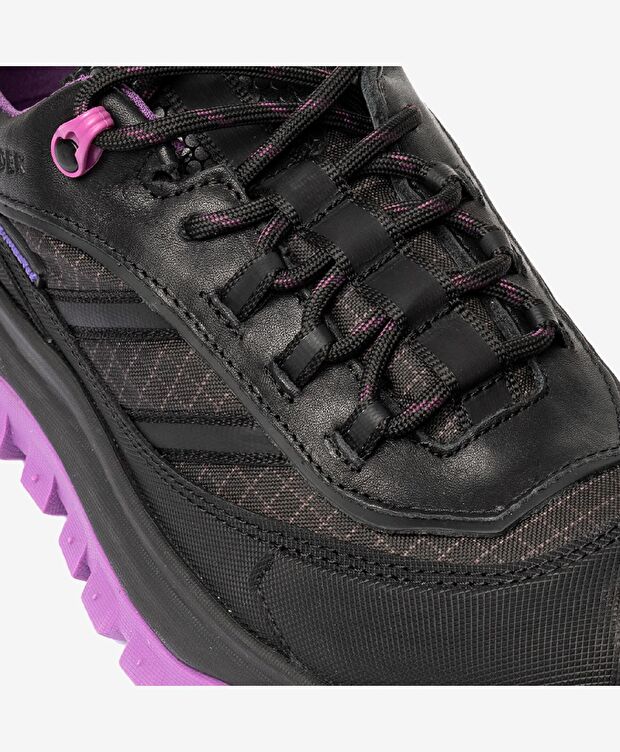 Siyah Mor Su Geçirmez Ayakkabı - 5