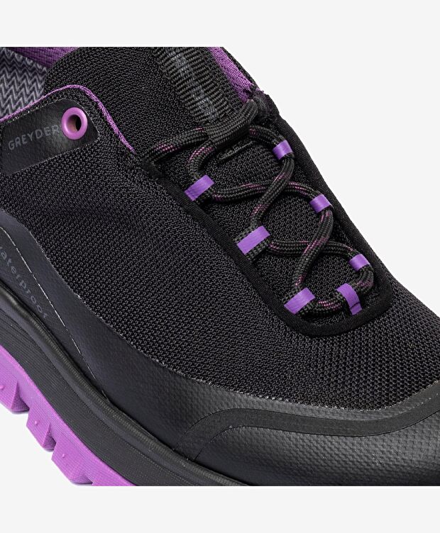Siyah Mor Su Geçirmez Outdoor Ayakkabı - 5