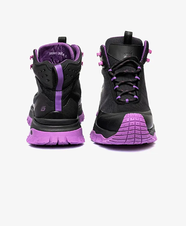 Kadın Siyah Mor Su Geçirmez Outdoor Bot - 7