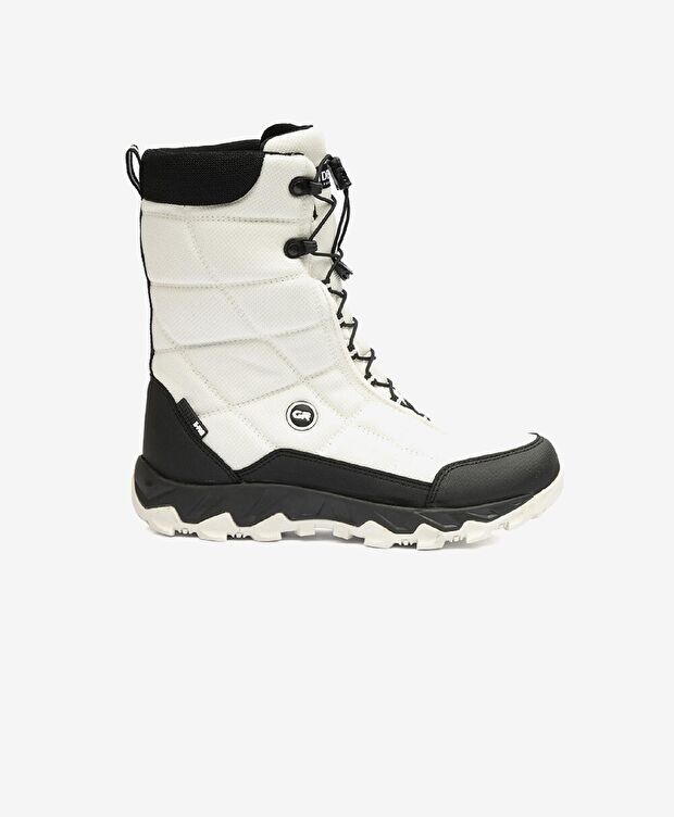 Kadın Beyaz Siyah Su Geçirmez Bot - 1