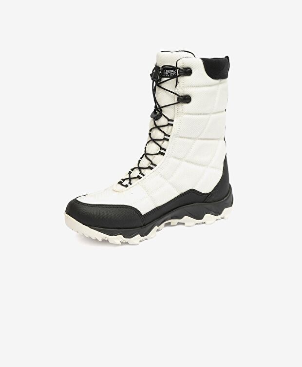 Kadın Beyaz Siyah Su Geçirmez Bot - 2